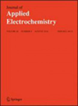 Journal Of Applied Electrochemistry