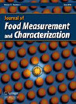 Journal Of Food Measurement And Characterization