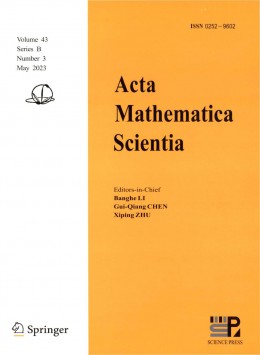 Acta Mathematica Scientia · English Series