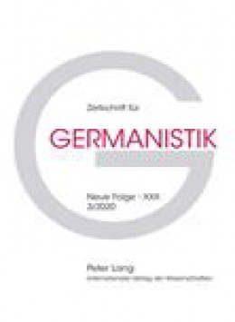Zeitschrift Fur Germanistik
