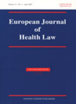 European Journal Of Health Law