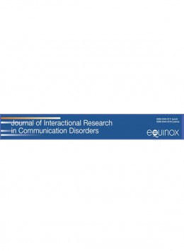 Journal Of Interactional Research In Communication Disorders