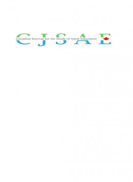 Canadian Journal For The Study Of Adult Education