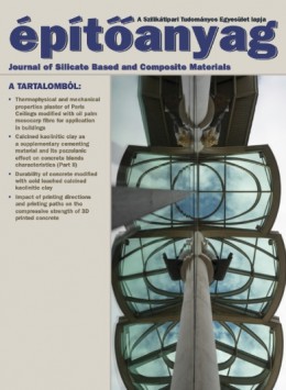 Epitoanyag-journal Of Silicate Based And Composite Materials