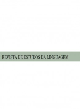 Revista De Estudos Da Linguagem