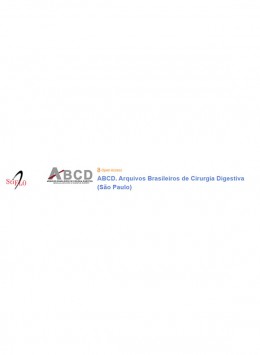 Abcd-arquivos Brasileiros De Cirurgia Digestiva-brazilian Archives Of Digestive