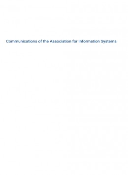 Communications Of The Association For Information Systems