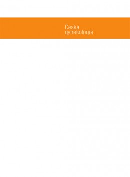 Ceska Gynekologie-czech Gynaecology