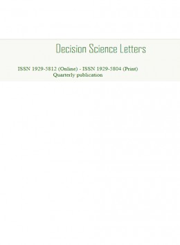Decision Science Letters
