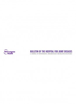 Bulletin Of The Hospital For Joint Diseases