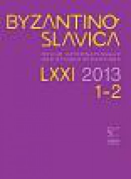 Byzantinoslavica-revue Internationale Des Etudes Byzantines