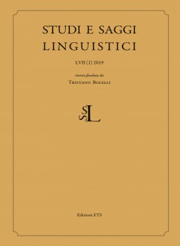 Studi E Saggi Linguistici
