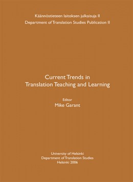 Current Trends In Translation Teaching And Learning E