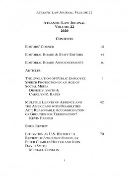 Atlantic Law Journal