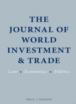 Journal Of World Investment & Trade